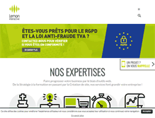 Tablet Screenshot of lemon-interactive.fr
